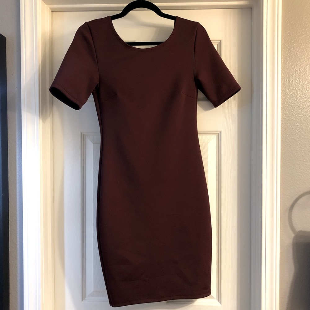 Gorgeous Fitted Scoop Back Dress